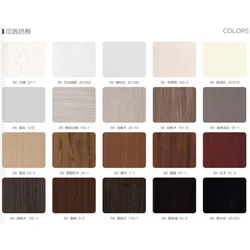 China UPVC Cross Categories Consolidation Wooden composite exterior door