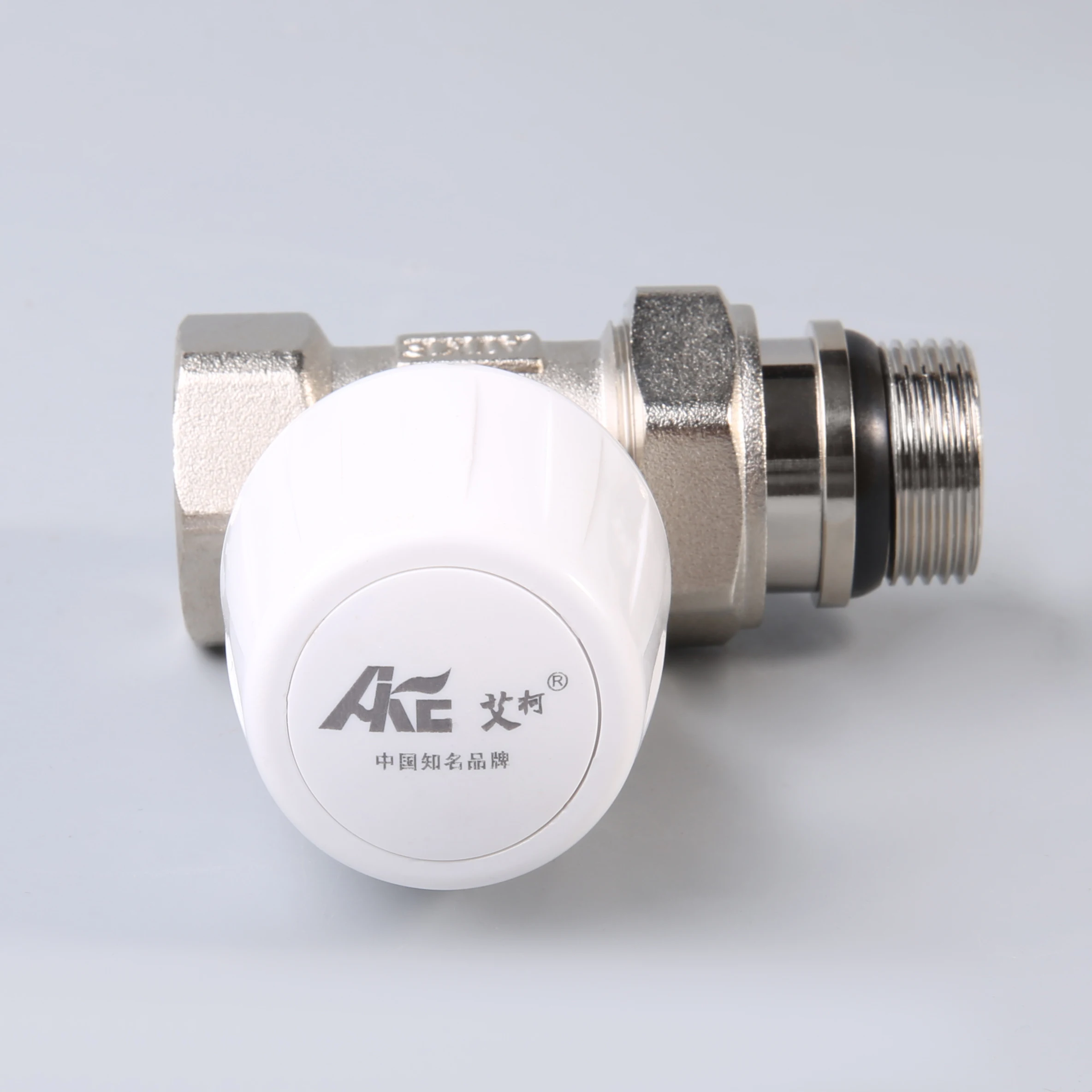 high quality temperature control valve female threading straight thermostat valve radiator