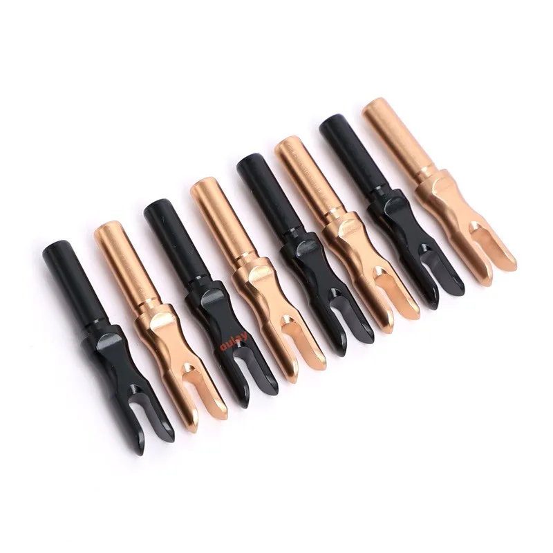 arrow aluminum nocks alloy 4.2mm arrow tail insert traditional recurve bow DIY accessories archery hunting