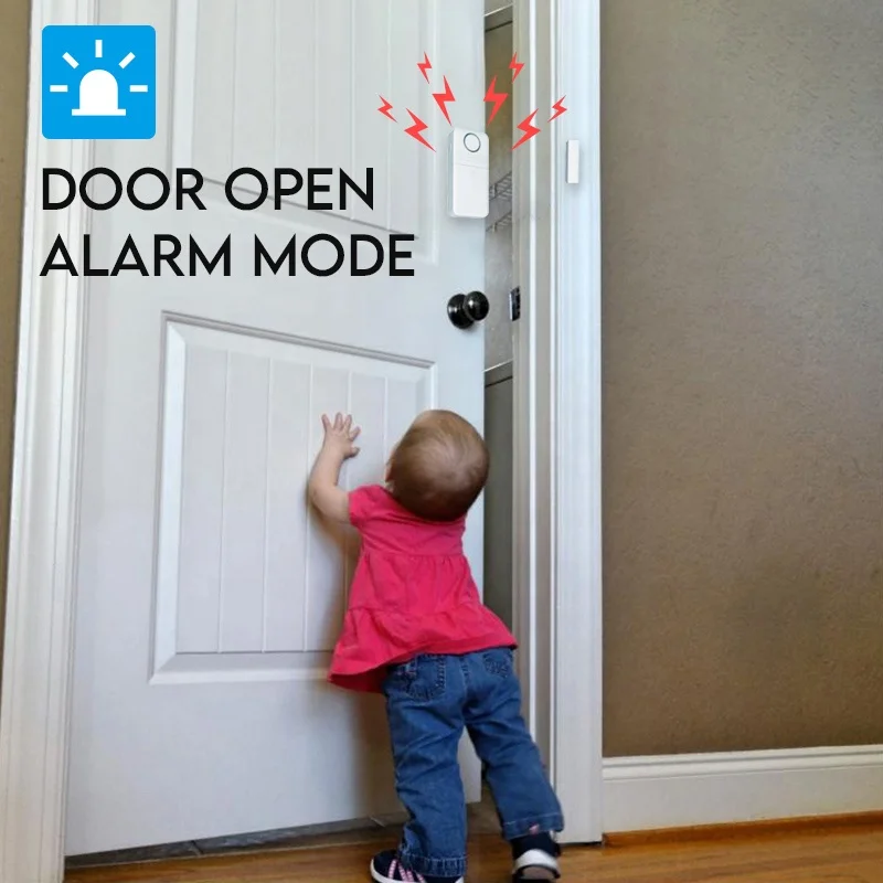 Home Security House Window Door Burglar Alarm Wireless 130dB Window  and Door Alarm Sensor