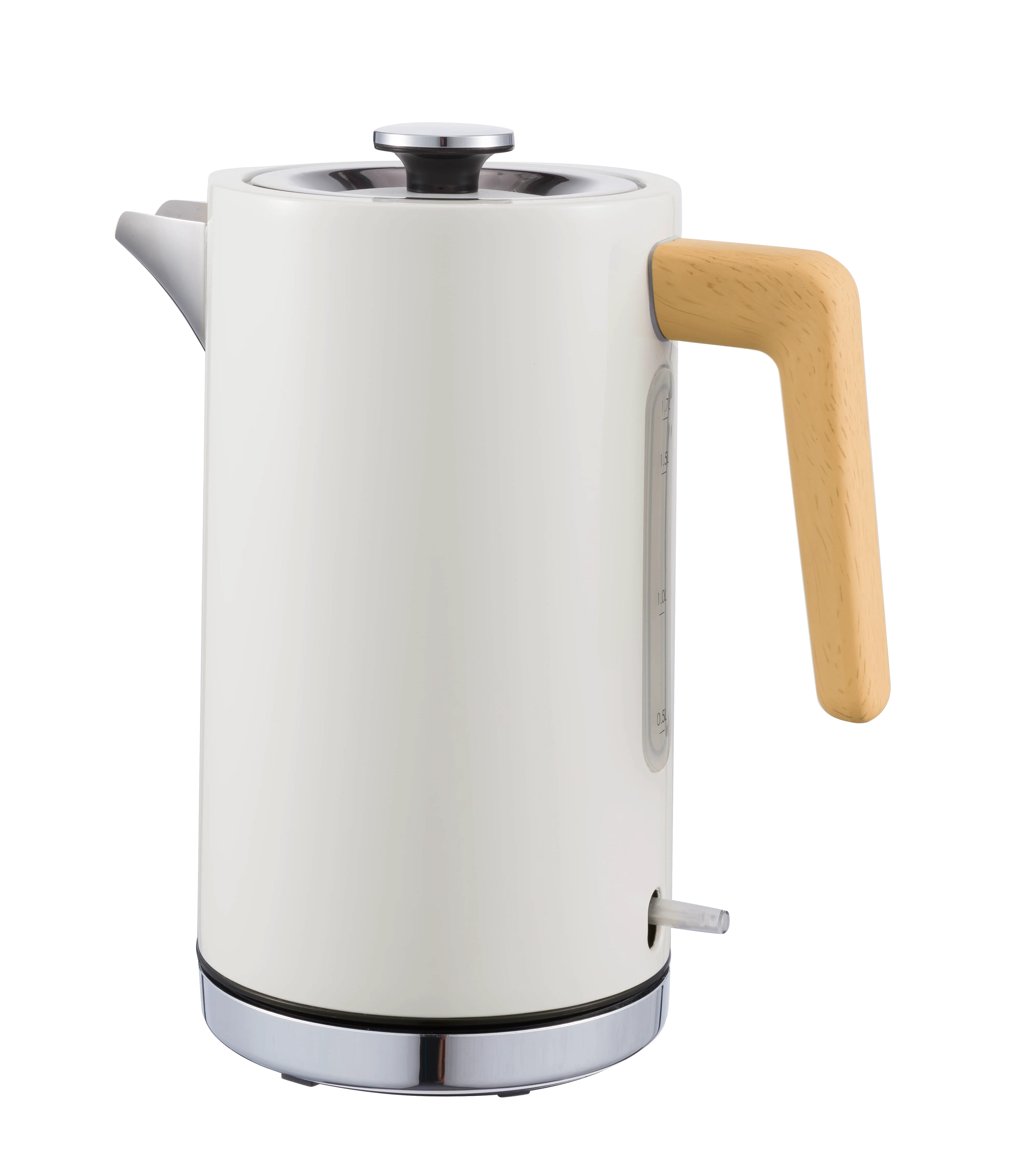 China Manufacturer Cordless Electric Kettle with Wood Detail Pop-Up Toaster for Household