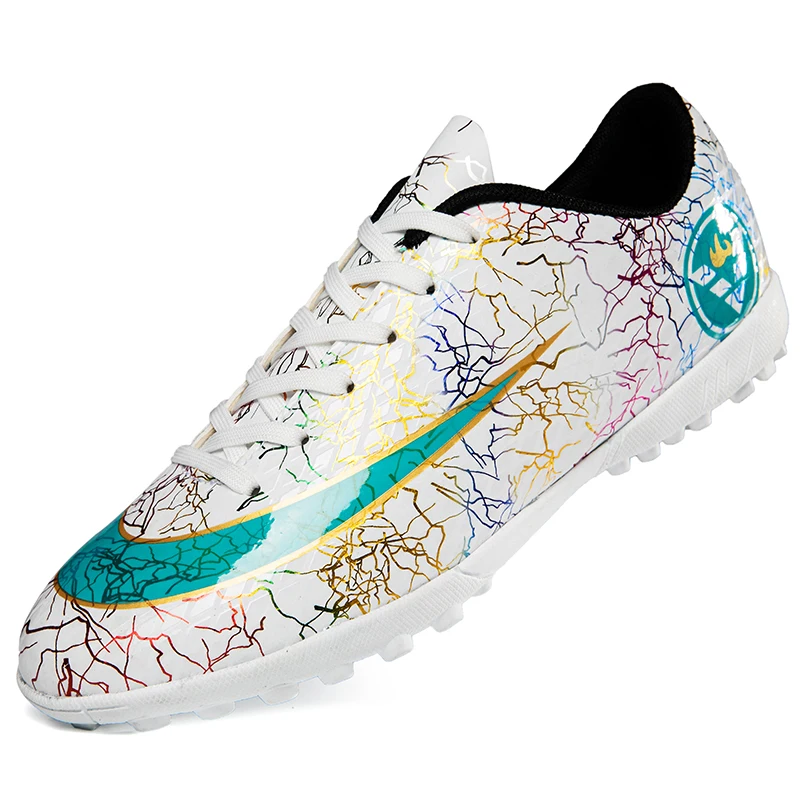 Hot Style Fashion Teenager Strong Grip Anti-slip Football Shoes Outdoor Breathable Wear-resistant Men Adult Soccer Shoes