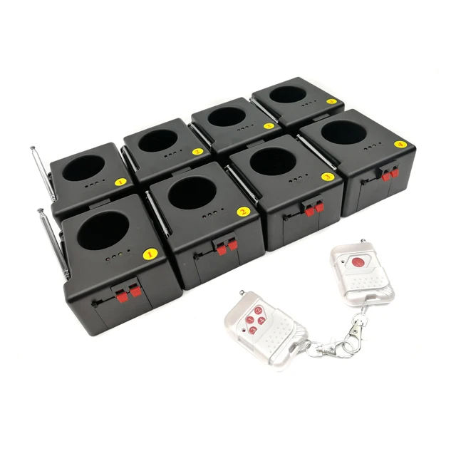 leyan stage fountain cold fireworks special effect factory price stage base 8 cues battery type indoor use firing system