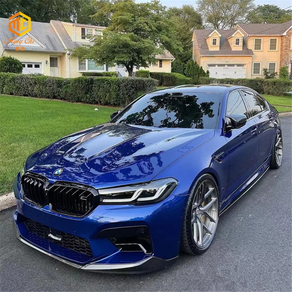 Для BMW F90 M5 производительность углеродное волокно передняя губа углеродная для LCI