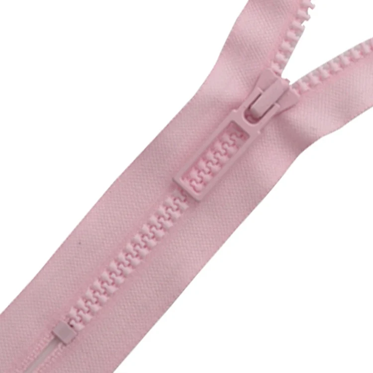 YKK zipper Customized logo plastic resin open end separator zipper