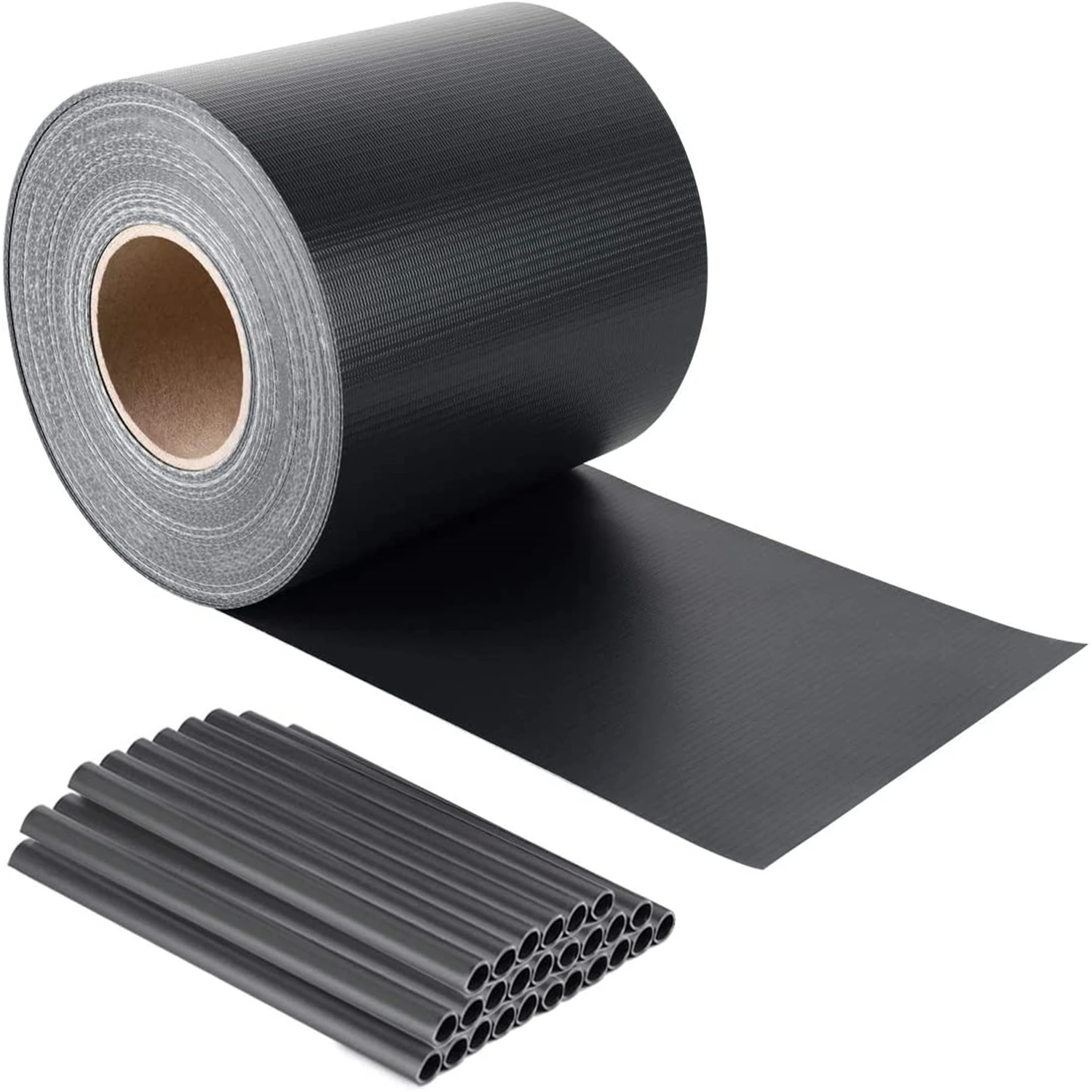 UV-Resistant Durable Garden Privacy 19cm*35m With 20Clips PVC Screen Strip Fence For Garden Fence