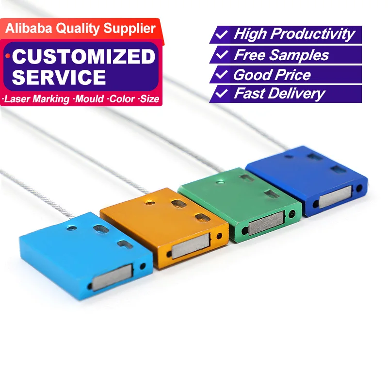 TX-CS107 Logistic Cable Seal Locking Cable Seal Tamper Meta Seal
