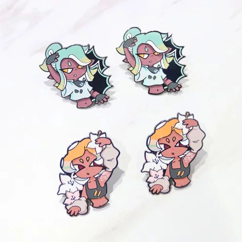 Wholesale No Minimum Metal Pins Cartoon Cute Anime Metal Soft Hard Enamel Pin Fashion Jersey Decorative Lapel Pins for Clothes