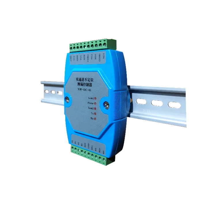 Two Channel RS485 Leak Controller Sensor Detection Machine Alarm Monitoring System Liquid Water Detector