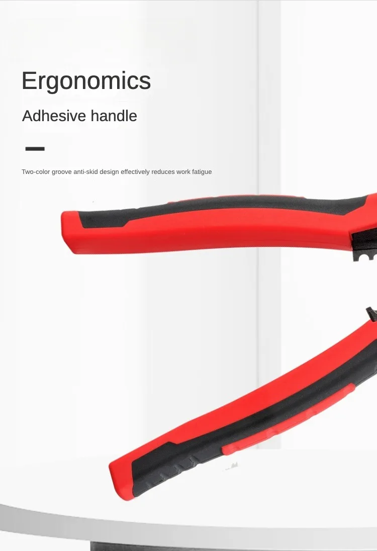 Factory Supply Wire Cut Plier Crv Forge Multifunction Stripper Cutter Combination Pliers With Pvc Handle