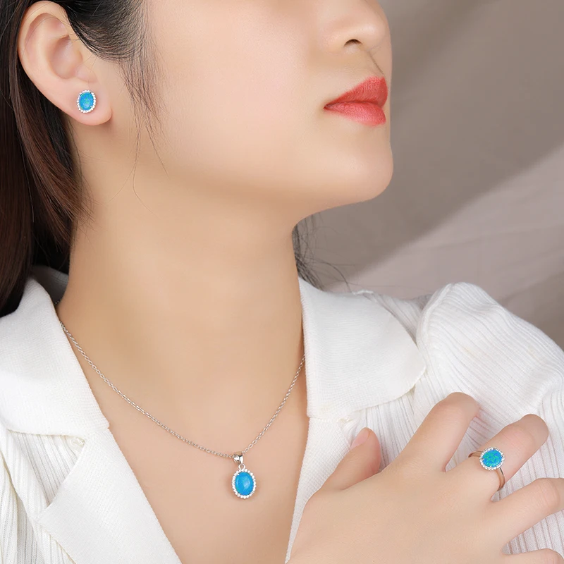 XYOP Evening neutral Fashion Jewelry Jewelry 925 Silver Gift,One look into the soul new style suit earrings pendant ring