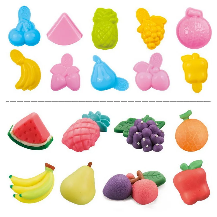 Hot Selling Early Education DIY Play Dough Toys Dinosaur Molds Colored Clay
