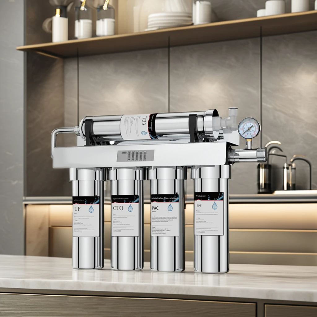 Five-grade Stainless Steel Ultrafiltration Water Purifier Household Kitchen Tap Water Filter Front Tap Purifying Tap Water