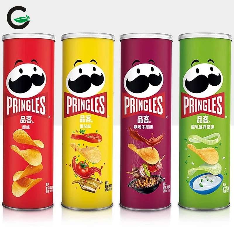 Priingles potato chips snacks casual puffed food drama watching snacks