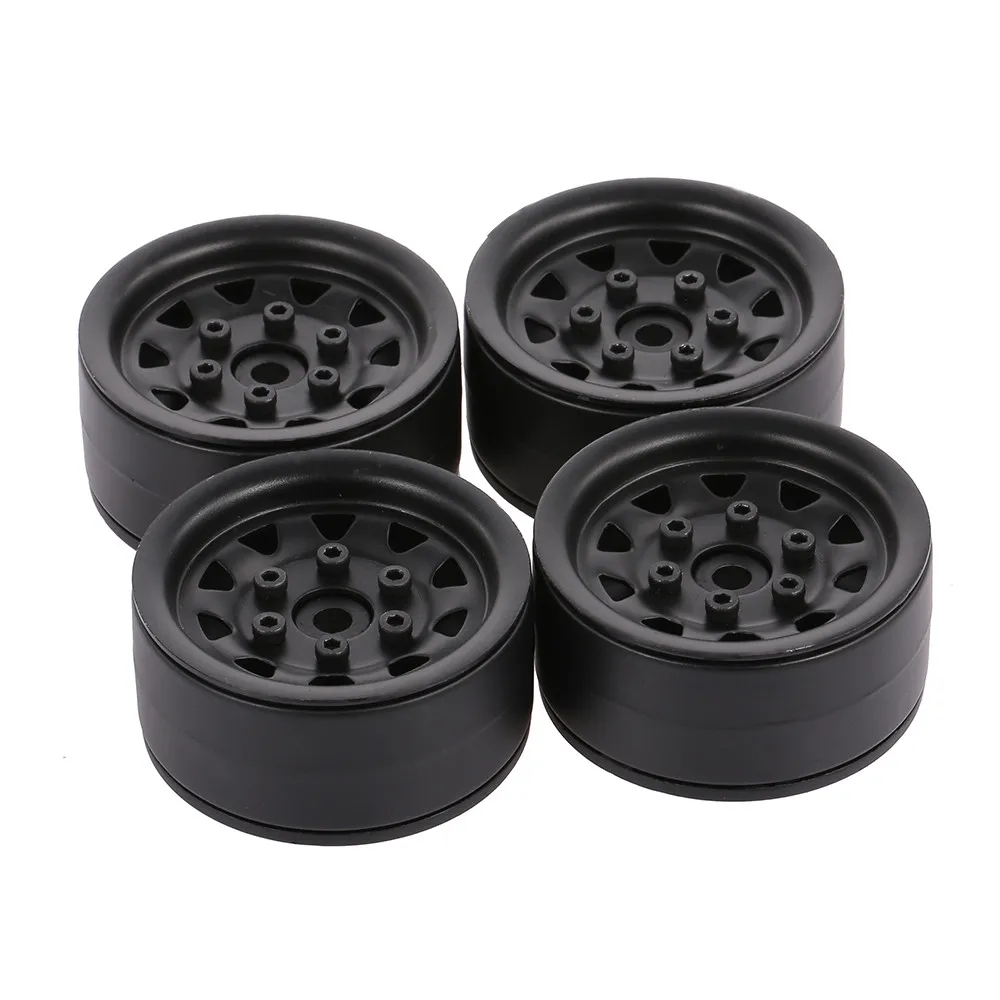 4pcs High Quality Metal Alloy 1.9in Wheel Rim Beadlock for 1/10 Traxxas HSP Redcat Tamiya Axial SCX10 D90 Hpi 4WD RC Crawler Car