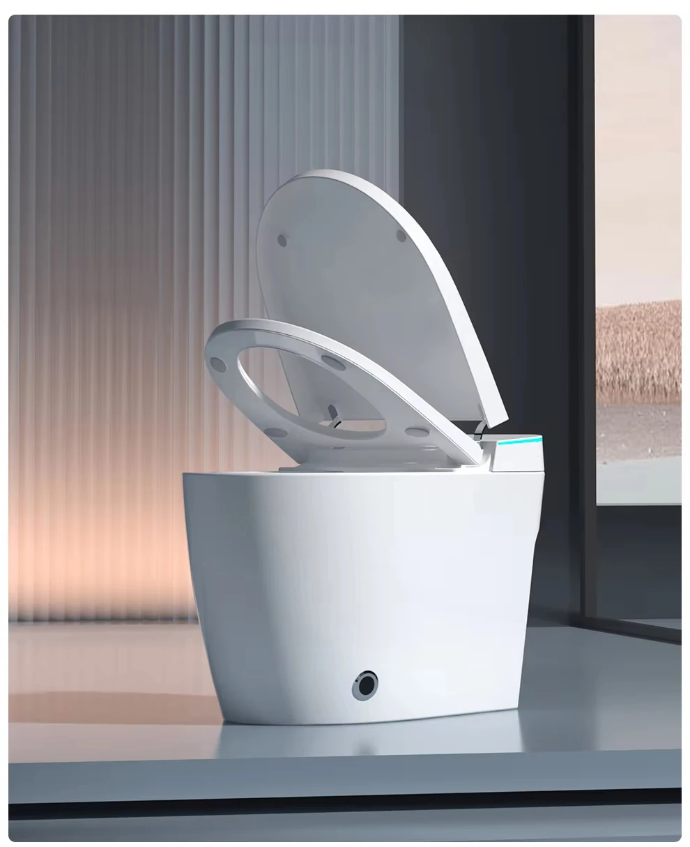 110V/220V fully automatic electronic wc bathroom ceramic sanitary ware intelligent toilet electric bidet siphonic smart toilet