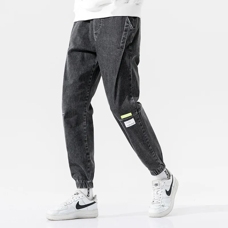 Lunan Clothing | han edition of new fund of 2020 autumn daily teenagers loose black cowboy pants wholesale spot