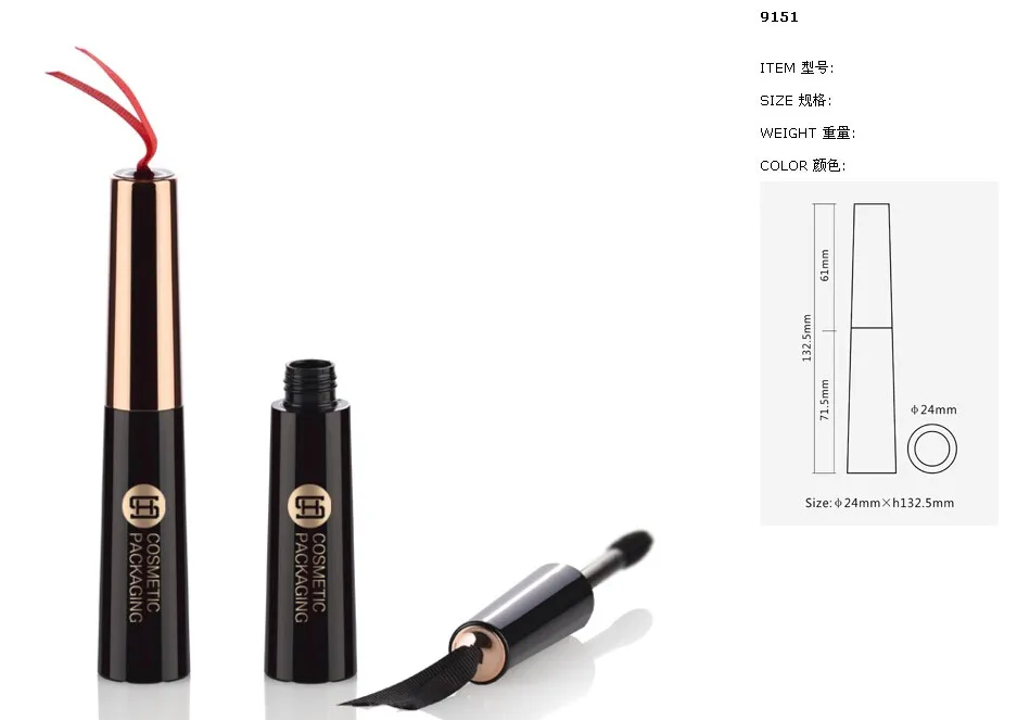 OEM уникальный перо Роскошный бренд 3d волоконные ресницы Пустой Тушь для ресниц