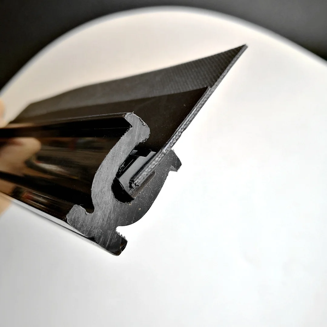 Industrial Automatic High Speed Door Zipper PVC Rapid Rolling Shutter Door Rail Zipper Keder Weldable by High Frequency Hot Air