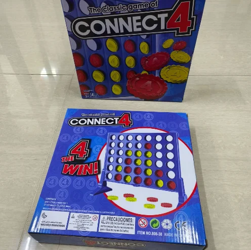 4 Classic Grid 4 in a Row Game Strategy Board Games for Kids 2 Player .for Family and Kids