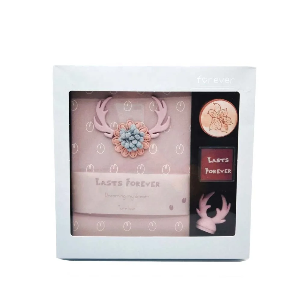 2020 New Design Christmas Red Notebook Gift Set