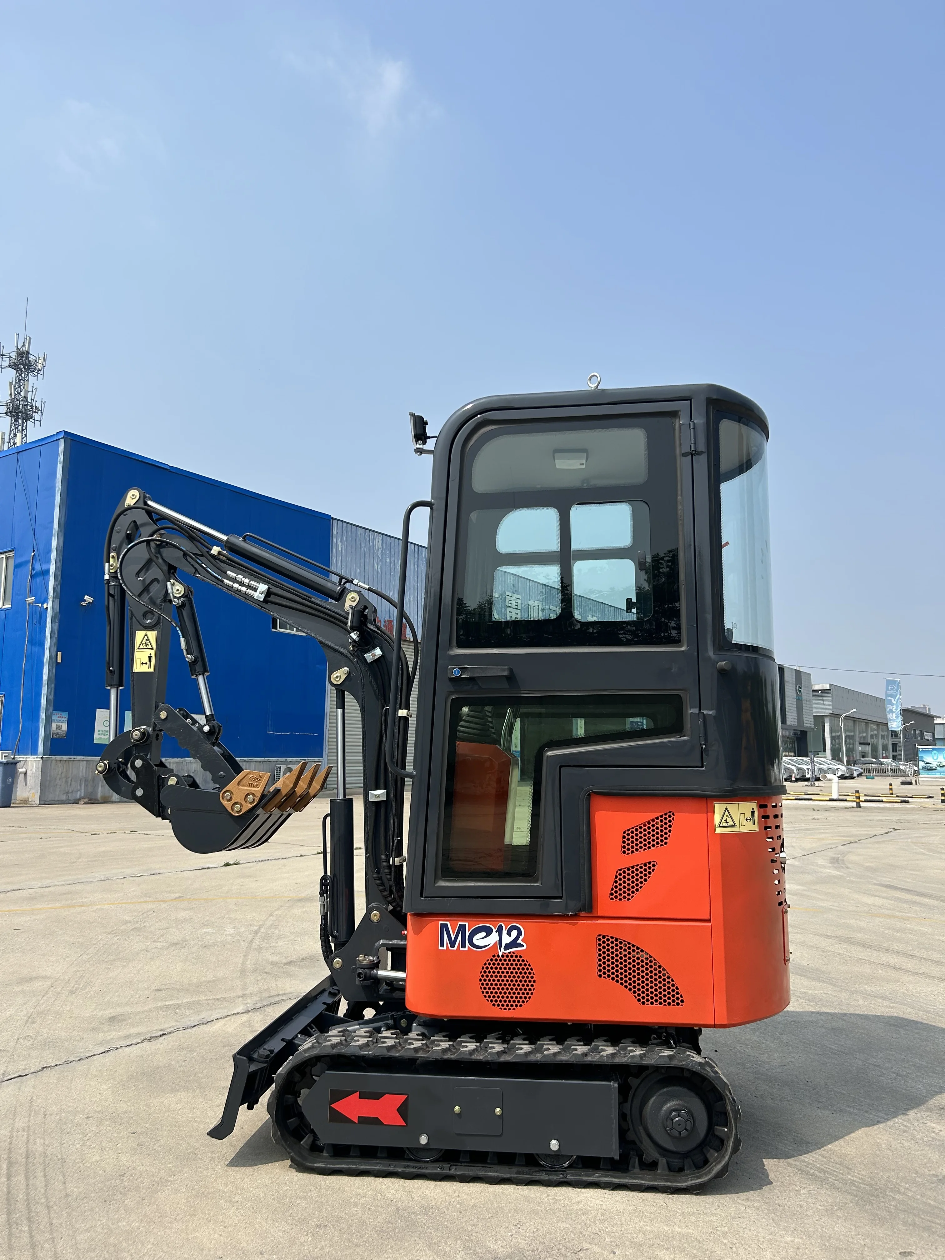 Mini hydraulic excavator mini Crawler 1.2 ton 1 ton mini excavator with CE and EPA