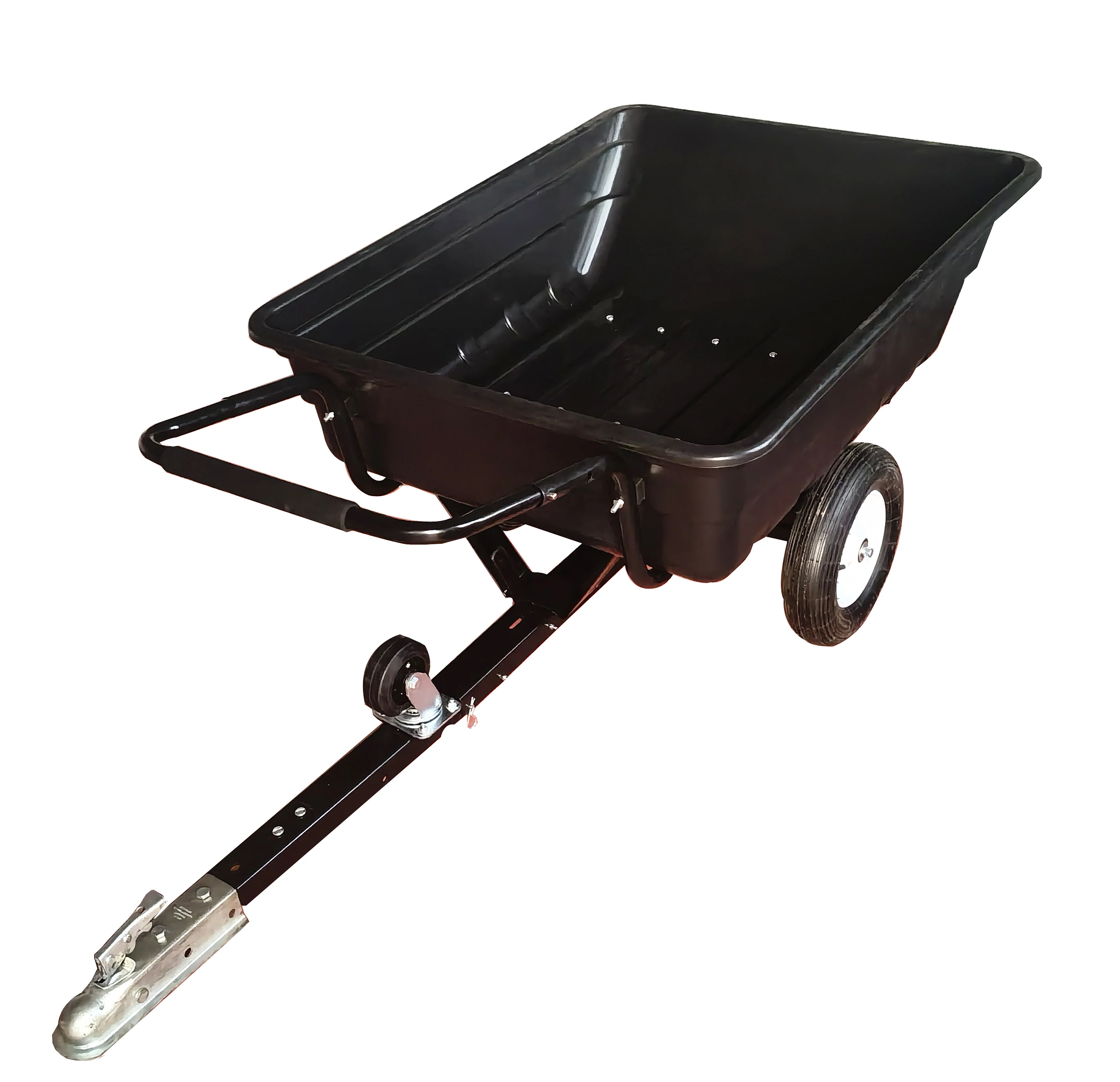 Atv trailer dump axle off road wood cargo trailer