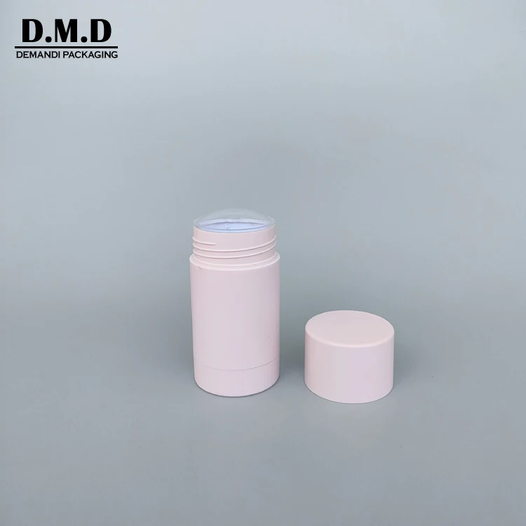 Custom label matte black white deodorant stick 15ml 30 grams 50ml twist oval round frosted 75grams deodorant container packaging