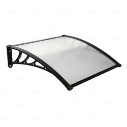 Custom polycarbonate sheet door sunshades rain cover balcony canopy