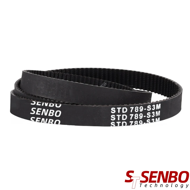 Black Rubber Endless Timing Drive Belt for Power Transmission