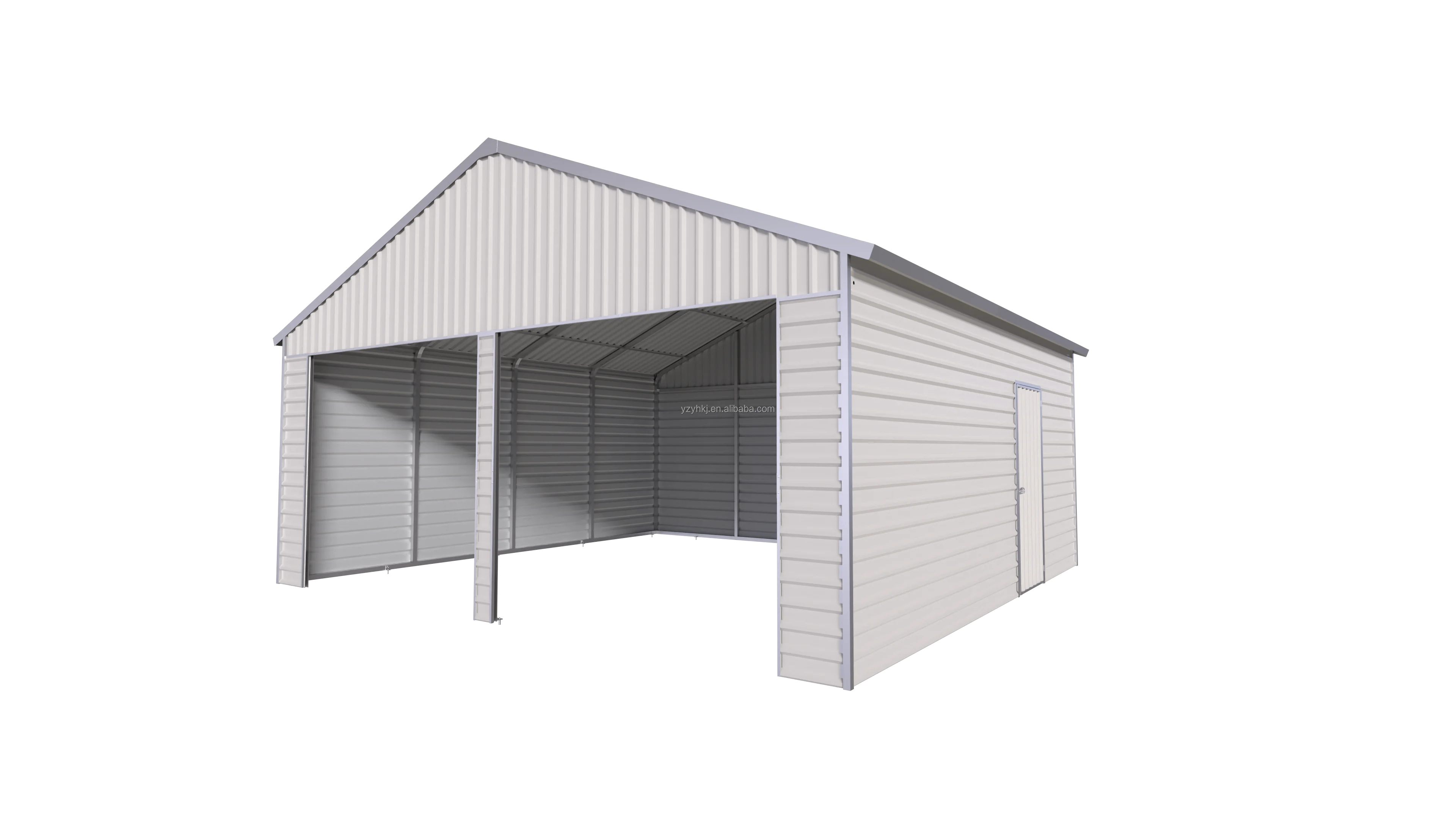 Hot Sale Large Wholesale Portable Car Garage Cost Effective Prefab Steel Warehouse Easy-Installation Metal Garage