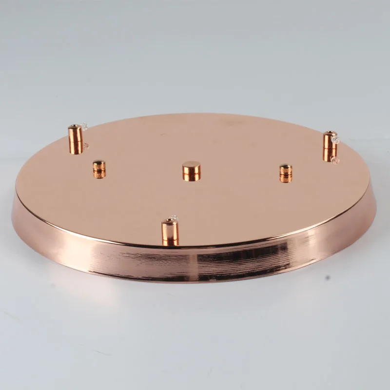 Ceiling plate straight edge disc iron chassis restaurant chandelier hanging wire wall lamp base lighting accessories