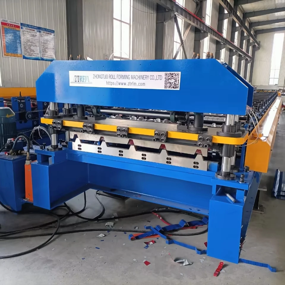 COBERTURAS TR5 MAQUINA PARA FABRICAR CALAMINAS PERU MERCADO автоматический CON PLC