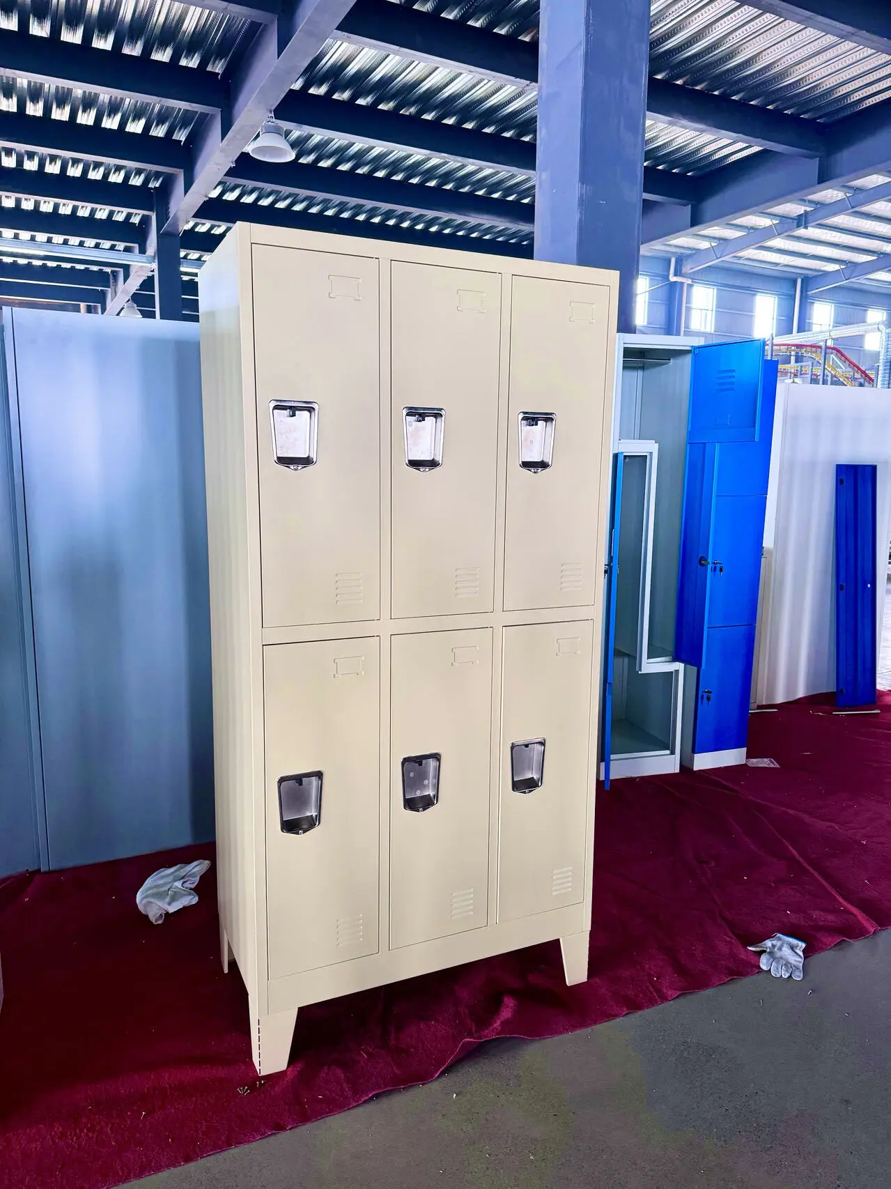 Metal locker steel furniture school wardrobe cabinet locker for living room Wardrobe Lockers student storage