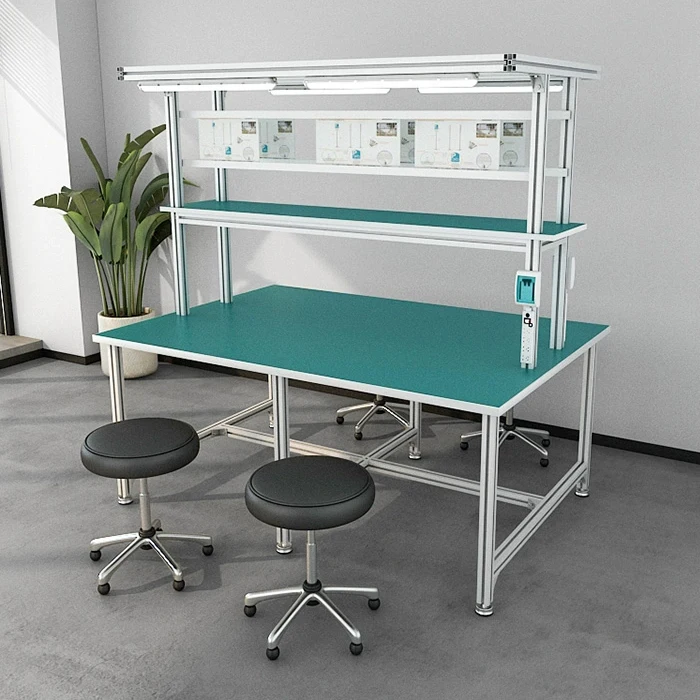 low minimum easy to use 6000 series alloy plate aluminium profile industrial inspection system workbench