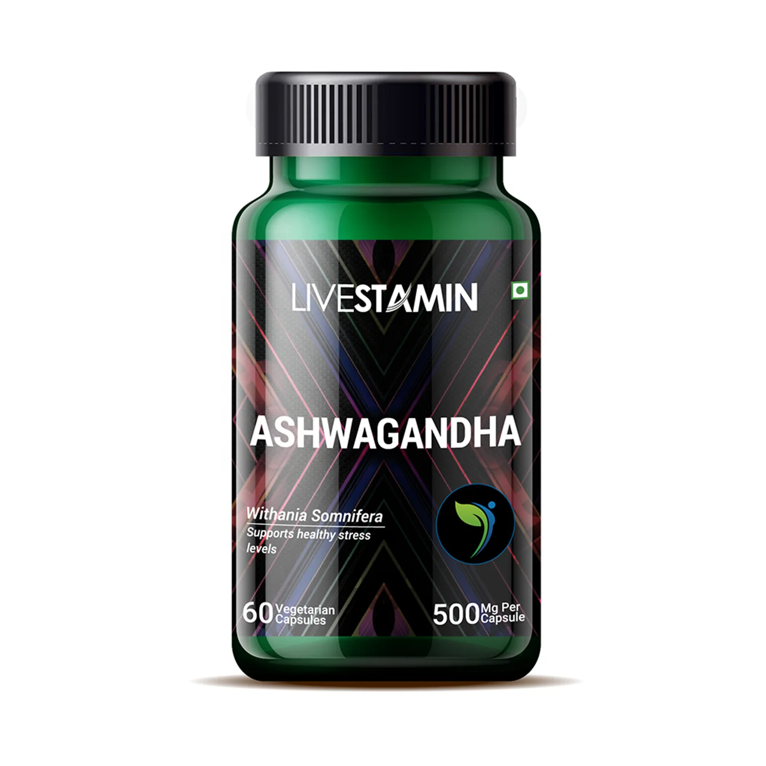 
Ashwagandha Capsules 500mg Withania somnifera Indian Ginseng Herbal Extract Health Supplement Private Label GMP ISO 