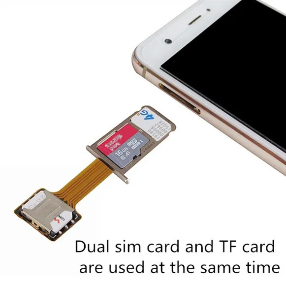 Dual sim adapter hybrid micro sd card for Android