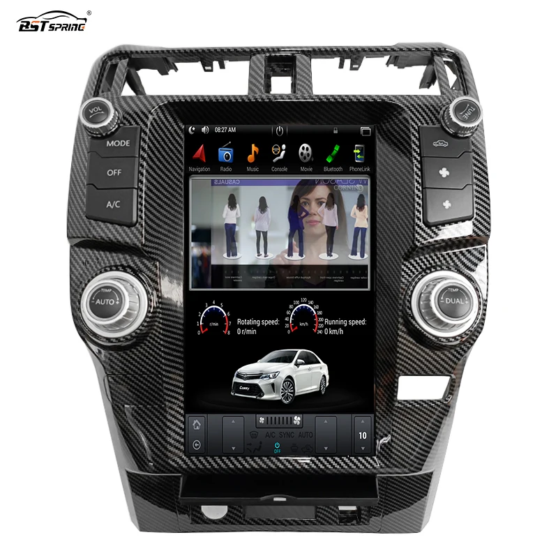Вертикальный сенсорный экран автомобильный DVD плеер с Android Gps навигации для Toyota 4runner 4runner 2009-2019 автомобильный радиоприемник