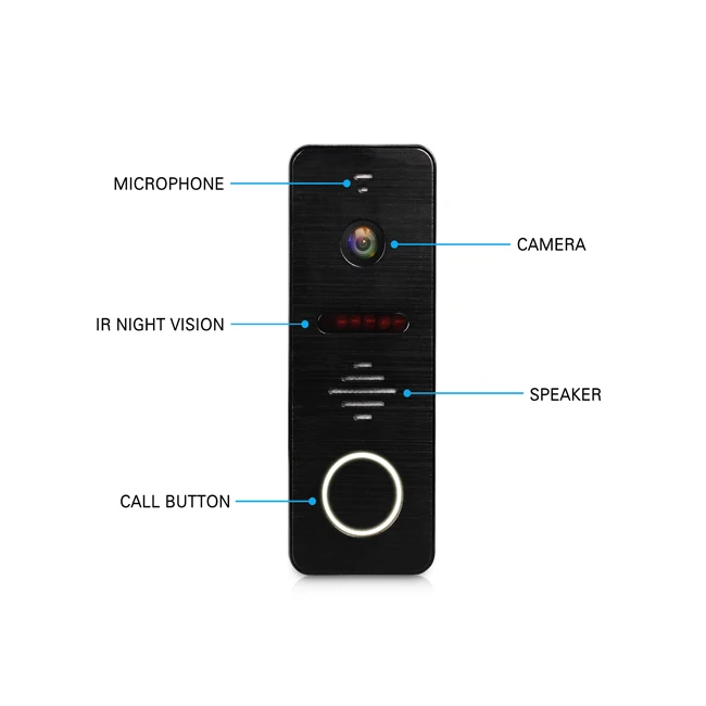 Waterproof Villa Apartment outdoor camera security HD video door phone door bell access control