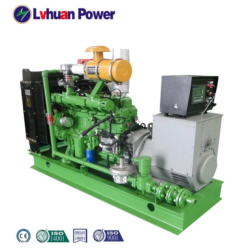CE and ISO Approved Green Power 10-200kw  Biomass Generator Set
