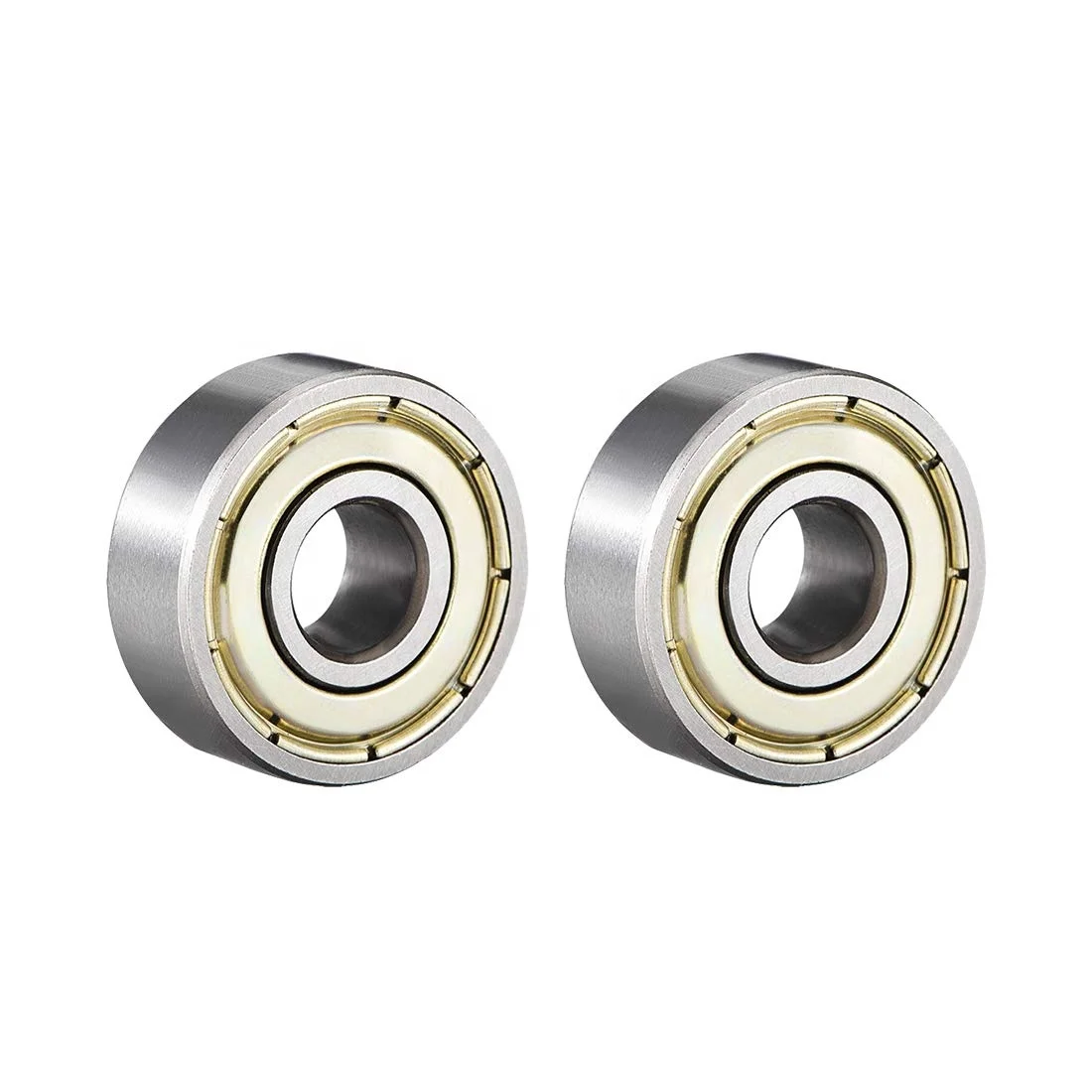 Double Metal Seal 604ZZ Size 4x12x4mm Deep Groove Ball Bearing
