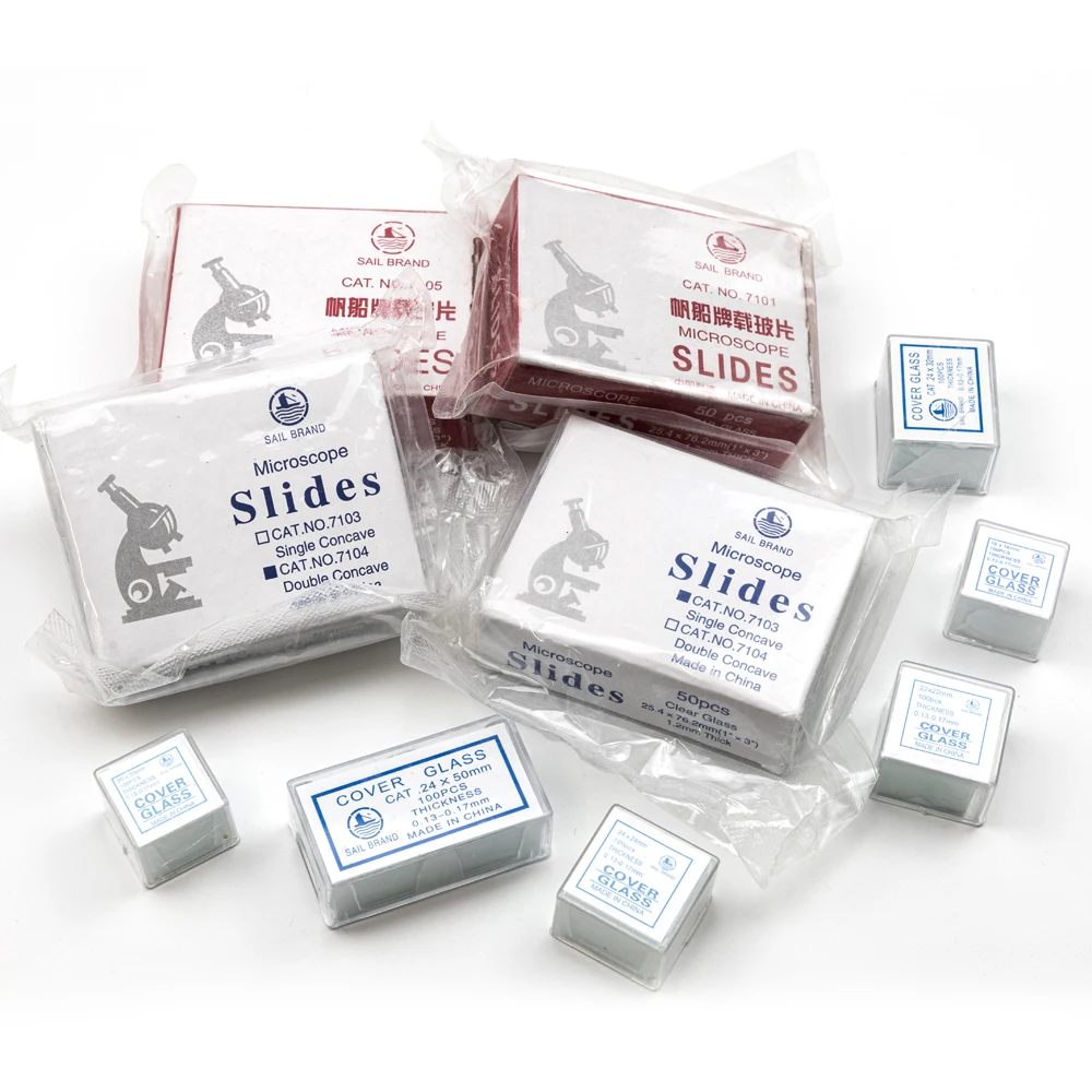 Glass Hydrophobic Surface Clip Ground Tissue Microscope Slide For Pathology Histology