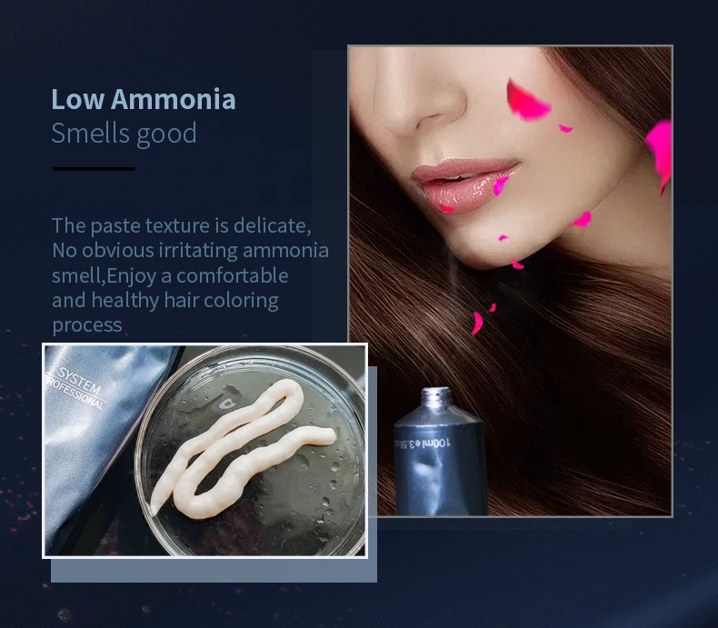 Wholesale Factory Stock Fashion Professional Hair Salon Natural Permanent Hair Color Cream