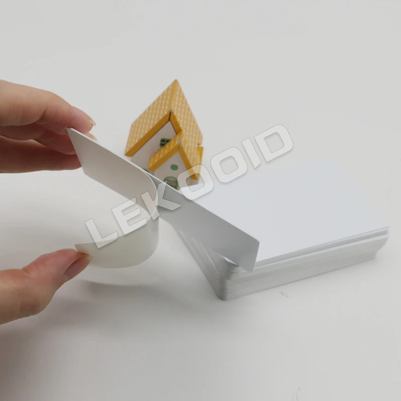 Fargo CR-80 Adhesive Paper-Backed UltraCard PVC cards 082266