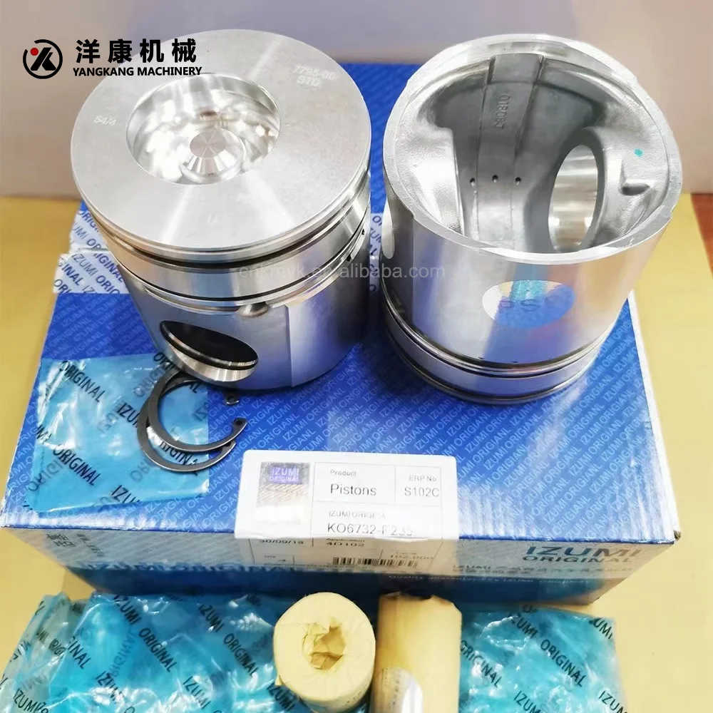 YANGKANG high quality Excavator Repair Kit 4le1 4jg2 6d16 K3m Piston Kit De Reconstruccion Cylinder Liner Overhau Rebuildl Kits