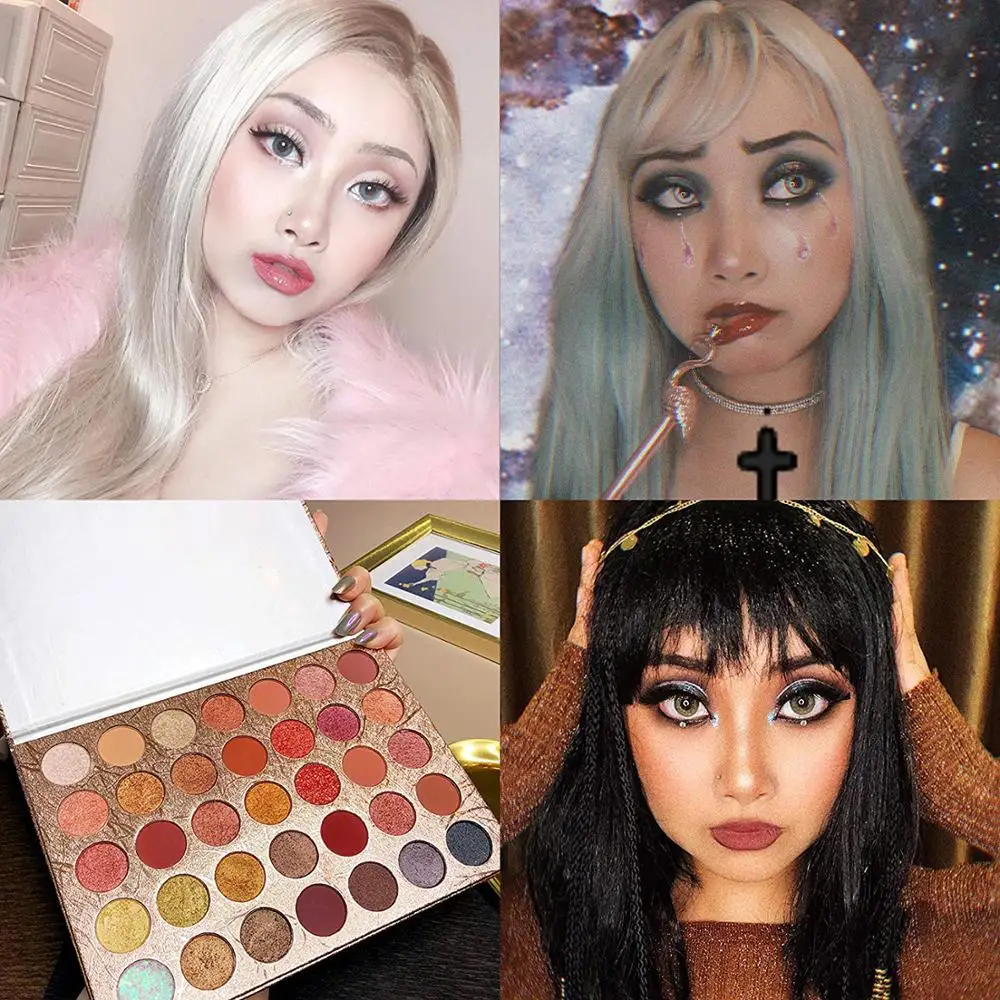 
High Quality Cruelty Free Private Label Cosmetic Eye Shadow 35 Color Makeup Pigment Color High Quality Eye Shadow 