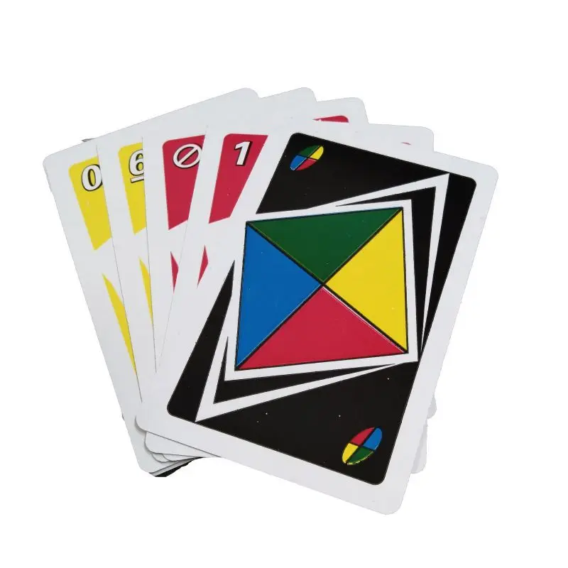 Custom Hot Sale Cartoon Anime UNOs Board Games Fun Poker Real Family Party Entertainment No Mercy Paper Playing Cards