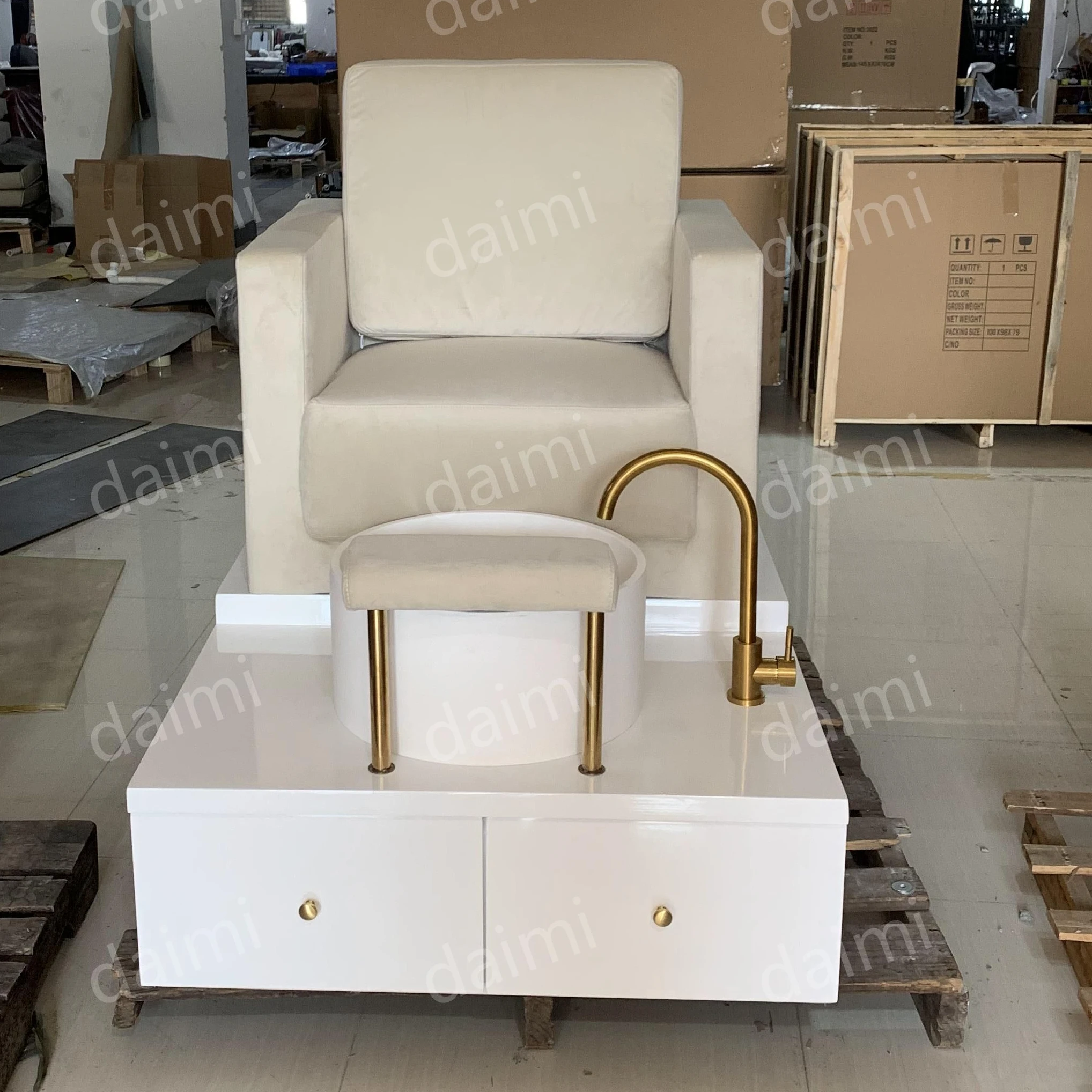 Luxury beauty nail salon foot care electric Massage Manicure Station Pedicure Chair