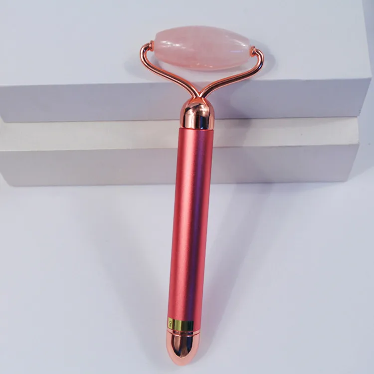 
Electric Beauty Bar Natural Powder Crystal Jade Roller Mini Facial Roller Massage 