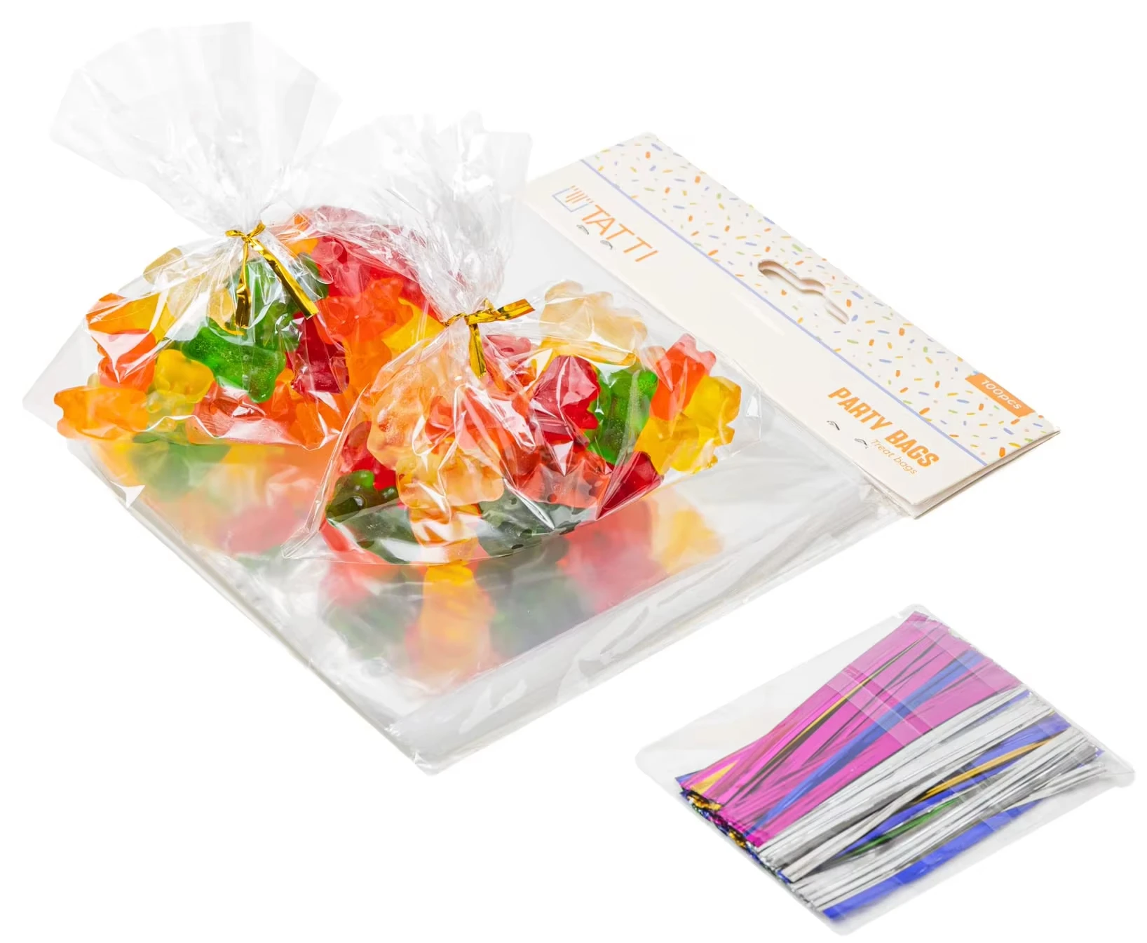 High Clear Transparent Cellophane Shrink Wrapping Bags For Christmas Baskets Wrapping